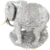  Product image 7 of the product “Avan - Elephant with blanket, looking to the right. 63 cm L | cast stone ”